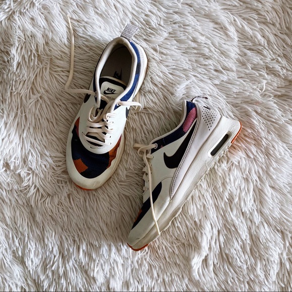 NIKE cream+ multicolored THEA sneakers